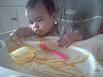Cayson eating