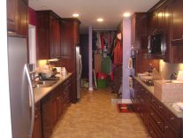 new kitchen from laundry room - 2010